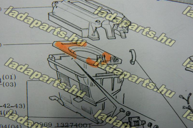 fűtőventilátor légterelő