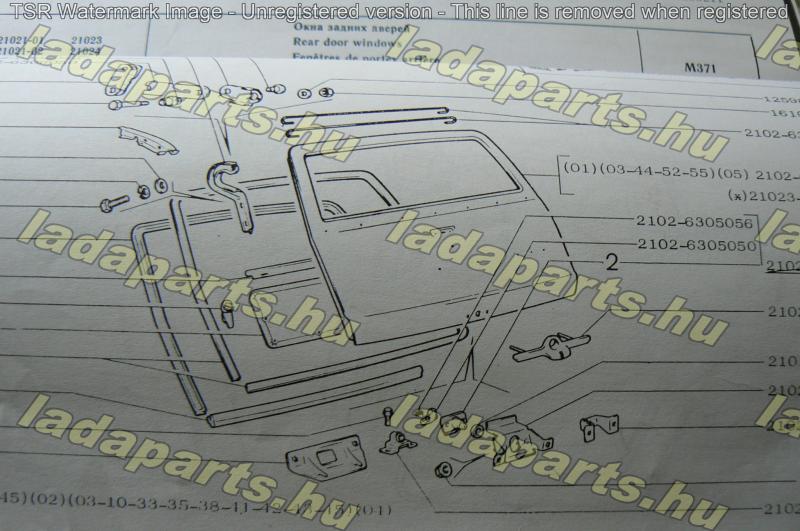 LADA  Csomagtér ajtó