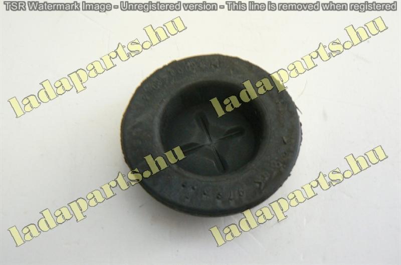 pótkeréktartó lemez gumidugó /nyitott/