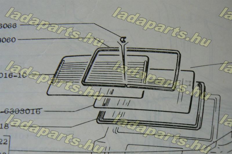 csomagtér ajtóüveg fűtőszálas