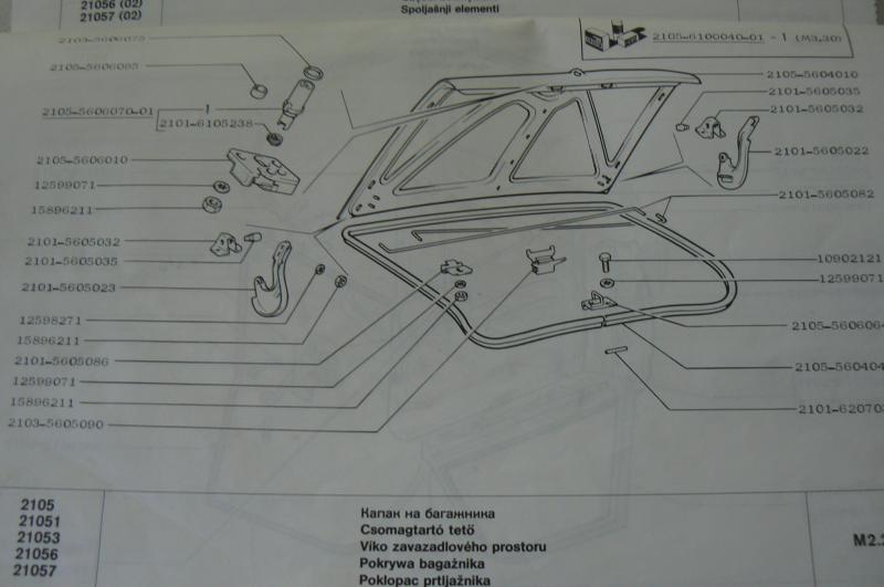 Lada   Csomagtér ajtó