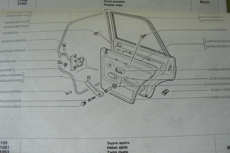 Lada    Ajtó bal hátsó