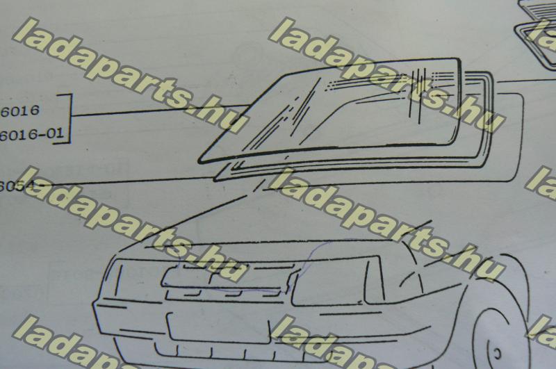 Szélvédő sávos Szamara