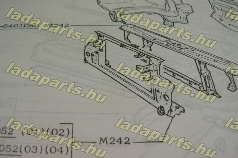 homlokfal belső /zárhidas/ NACSALO