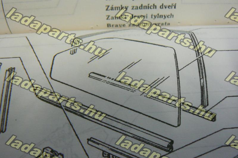 Szamara  Ajtóüveg bal