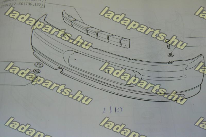 lökhárító hátsó