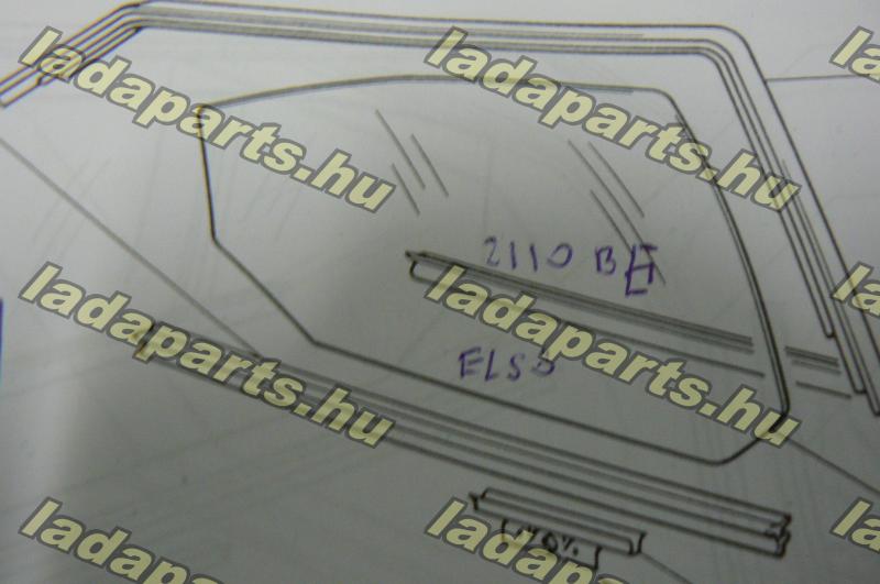 Lada  Ajtóüveg bal első