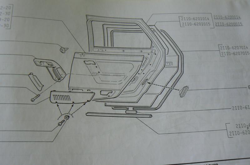 Lada   Ajtó bal hátsó