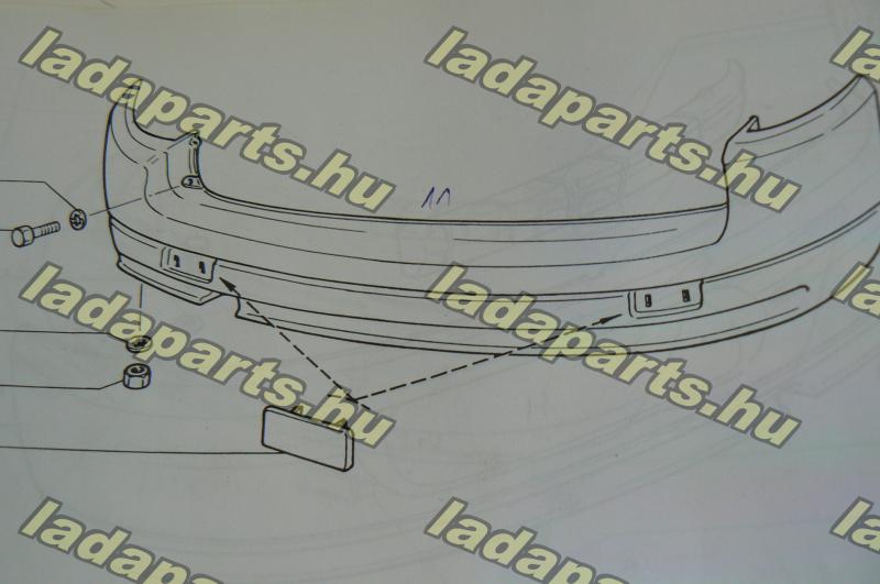 lökhárító hátsó