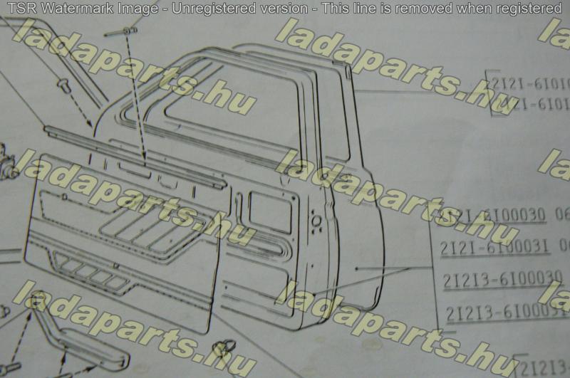 Niva  Ajtóborító lemez jobb gyári
