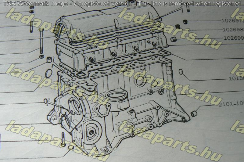 motorblokk üres 21214 1.7 Avtovaz