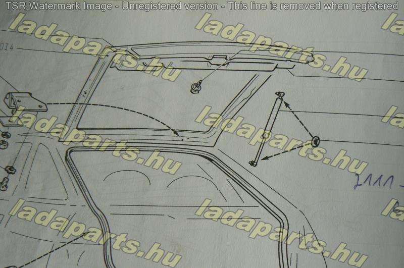 Lada  Csomagtér ajtó