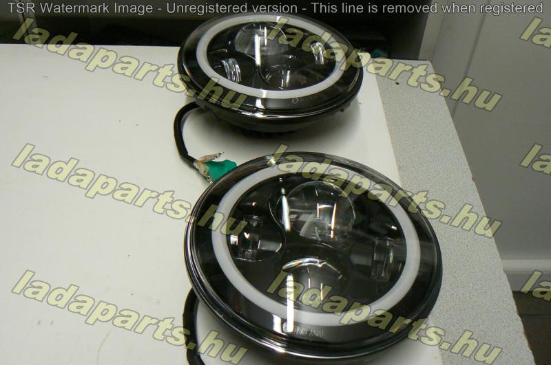 Fényszóró betét /LED/ fehér szegéllyel párban