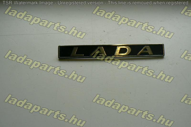 Lada felirat / fém/
