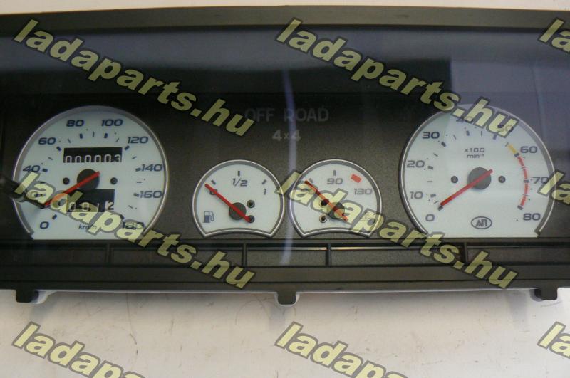 Kilóméteróra müszeregység fehér számlapos