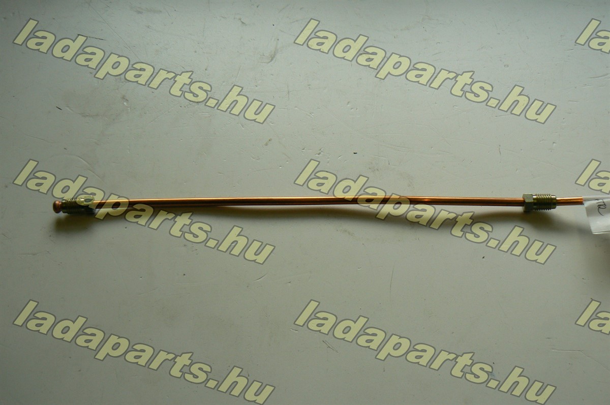 Jobb első fékcső 10x1,25 kúpos réz, a főfékhengert  és ajobb oldali gumi fékcsövet köti össze